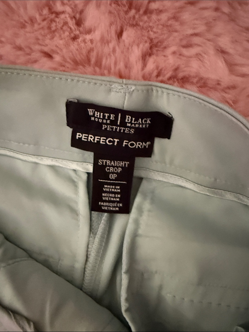 White House Black Market Mint Cropped Dress Pants - Picture 2 of 7